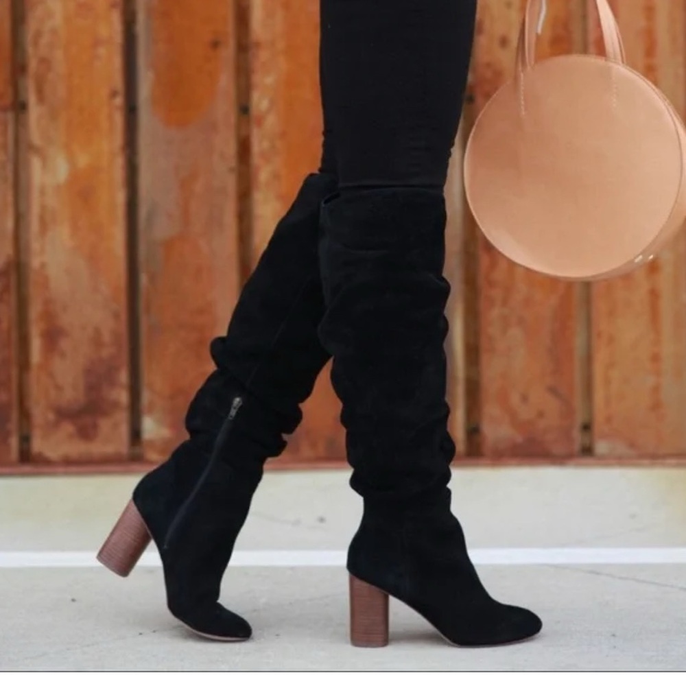 Splendid Gladis Black Suede Women's Boots
